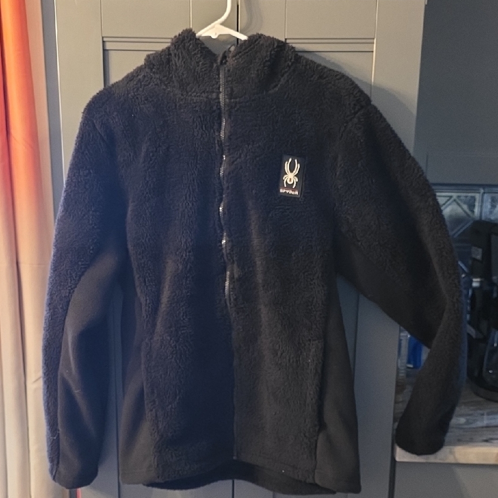 Spyder Black Fleece Jacket